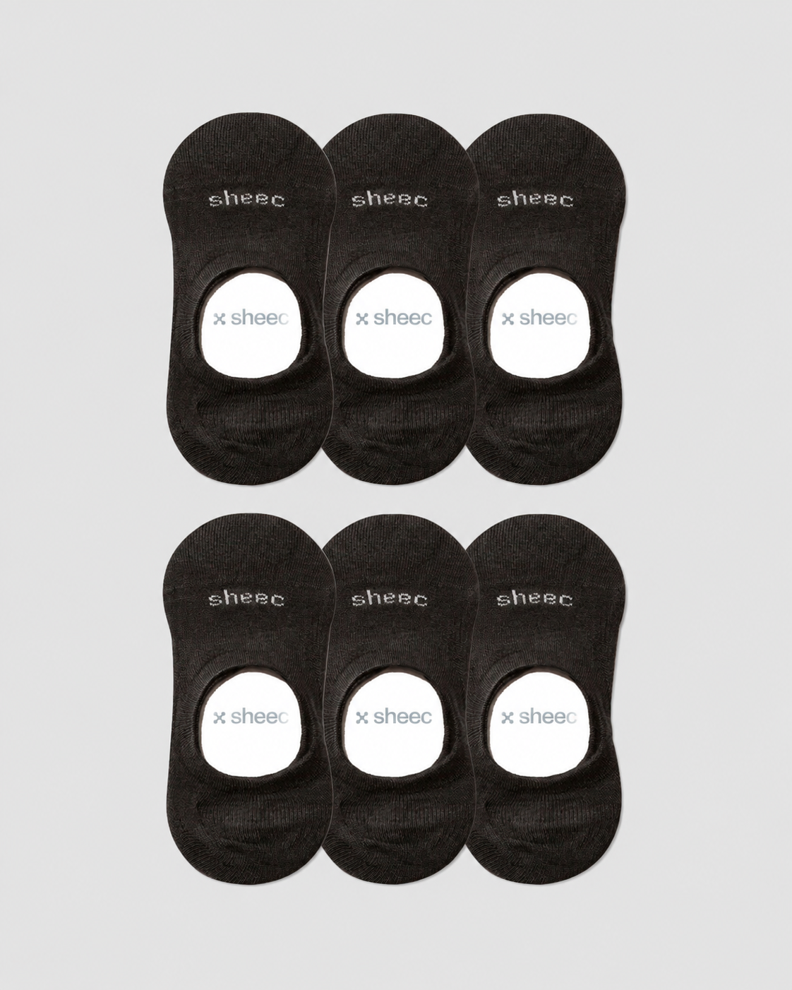 Active Low-cut No Show Socks | Black 6-Pair Multipack