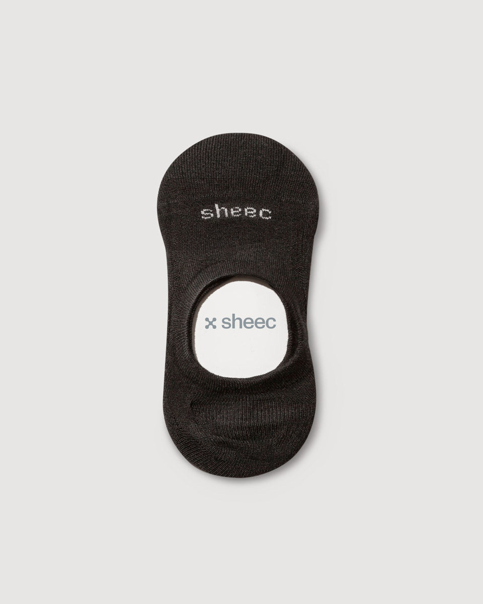 No-Show Black Low Cut Socks | Low Modal Socks | Active | Sheec