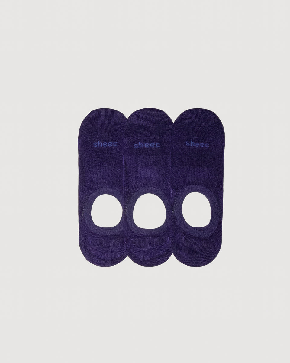 Active Mid-cut No Show Socks | Indigo Navy - Plus-Size | Sale | 3-Pair Multipack