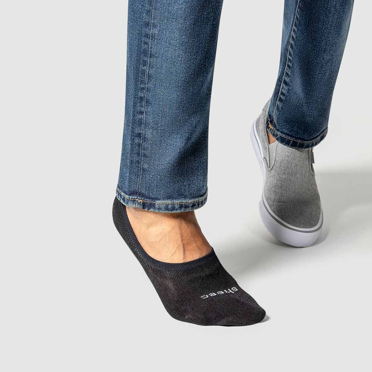 Active Mid-cut No Show Socks | BLACK