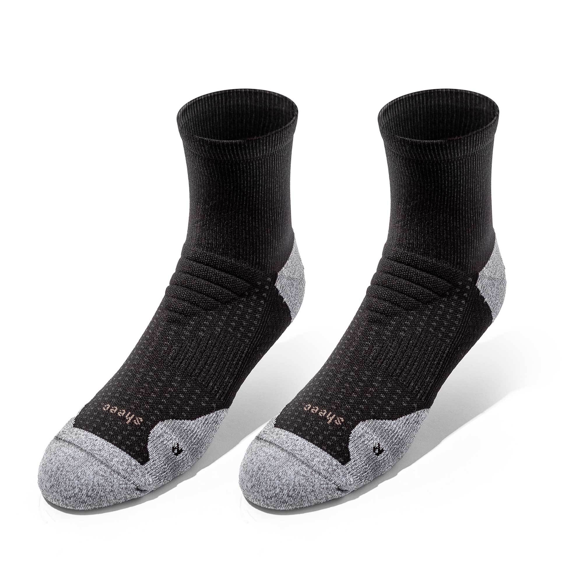 ComFits Compression Quarter Socks | Black 2 Pair Multipack