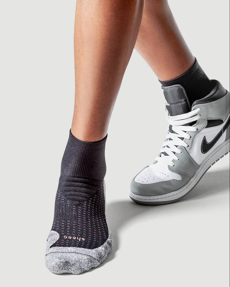 ComFits Compression Quarter Socks | BLACK