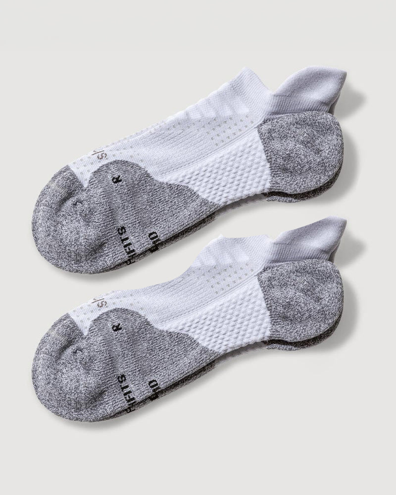 ComFits Compression Blister Tab Socks | White 2 Pair Multipack