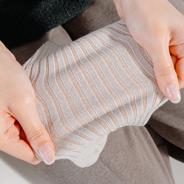 Everywear Refined Ribbed Socks | GRAY Two-tone 6 Pair Gift Box