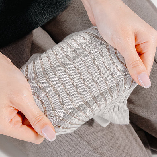 Everywear Refined Ribbed Socks | GRAY Two-tone 6 Pair Gift Box