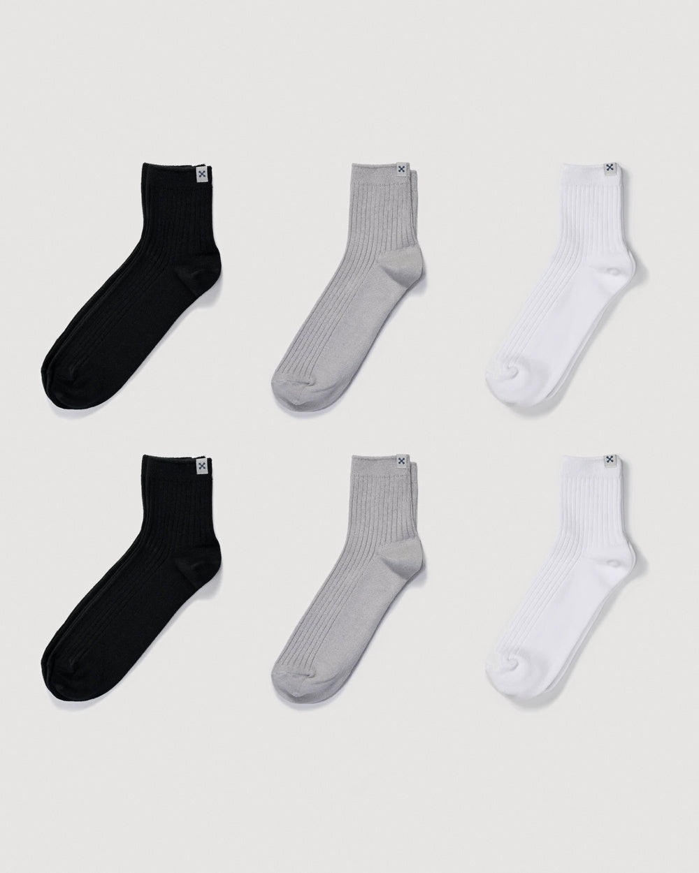 Everywear Refined Ankle Socks | Combo 6-Pair Multipack