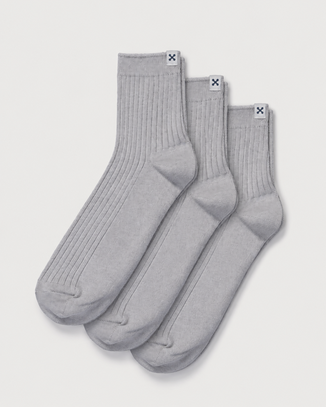 Everywear Refined Ankle Socks | Gray 3-Pair Multipack
