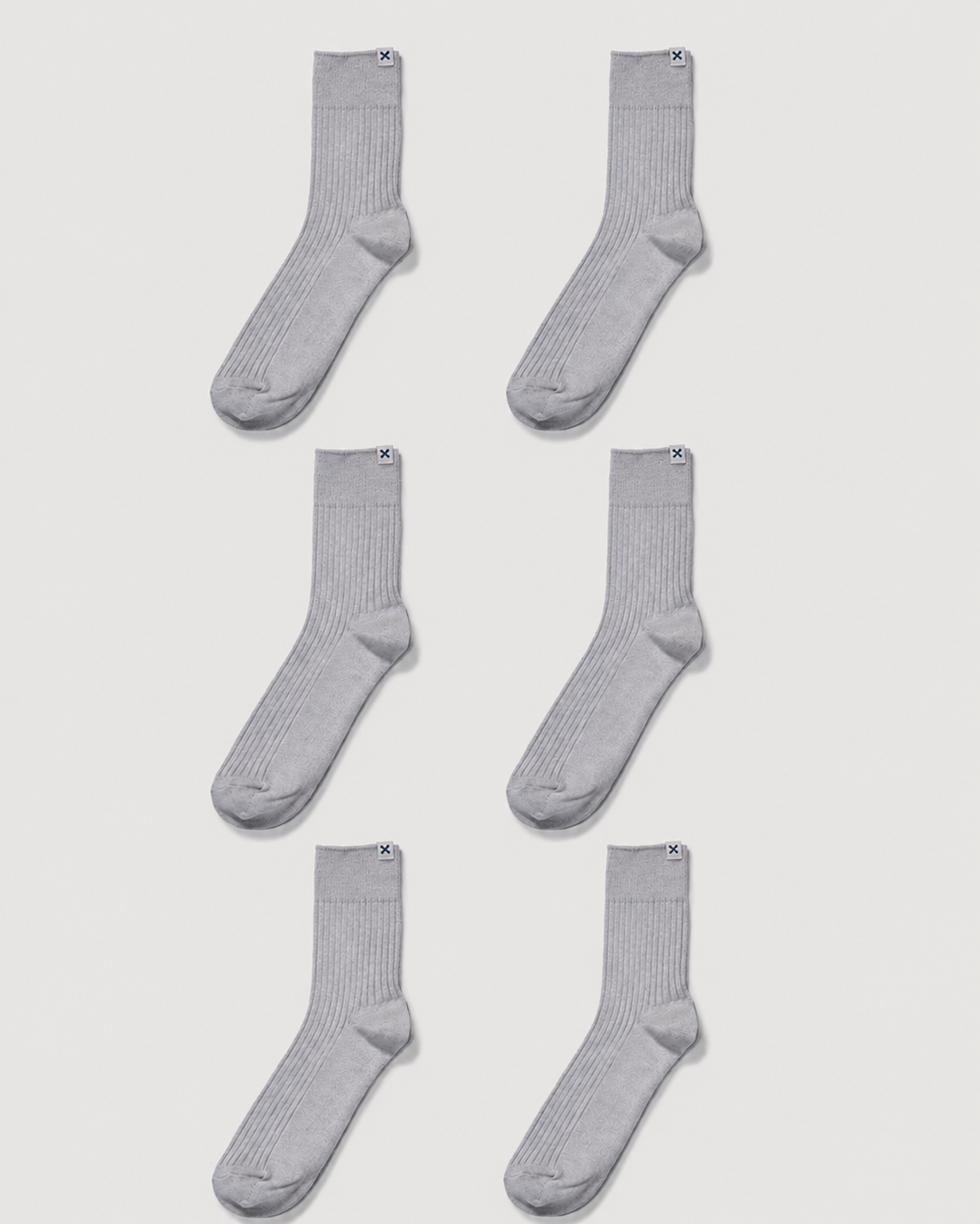 Everywear Refined Ankle Socks | Gray 6-Pair Multipack