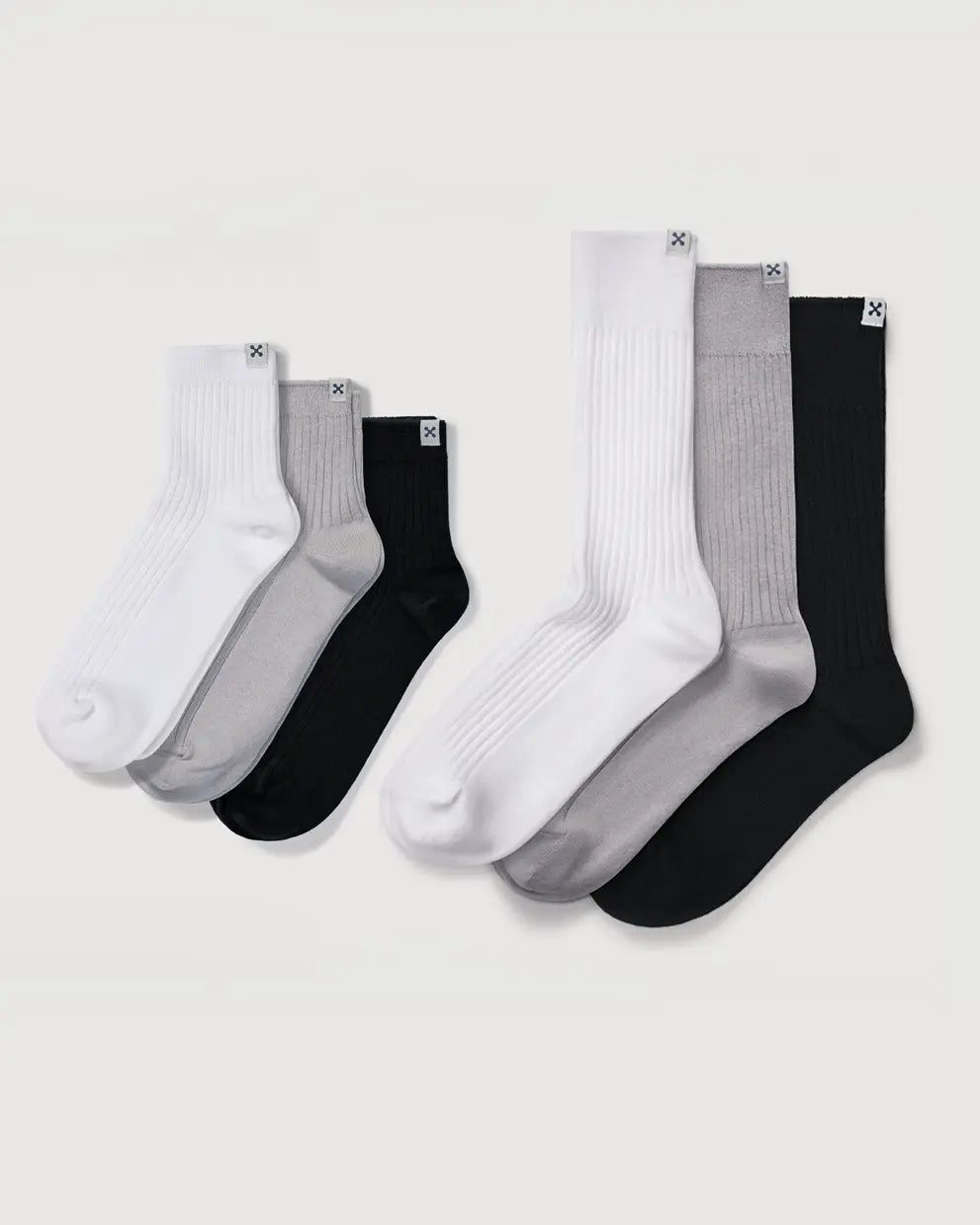 Everywear Refined Ankle & Crew Socks | Combo Variety 6-Pair Bundle