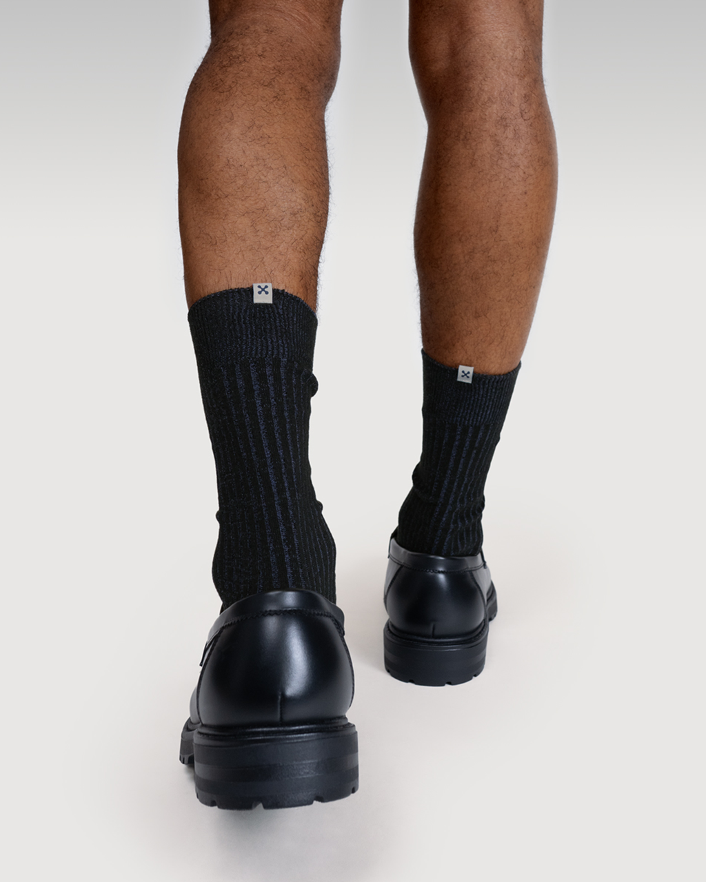 Everywear Refined Crew Socks | BLACK x NAVY