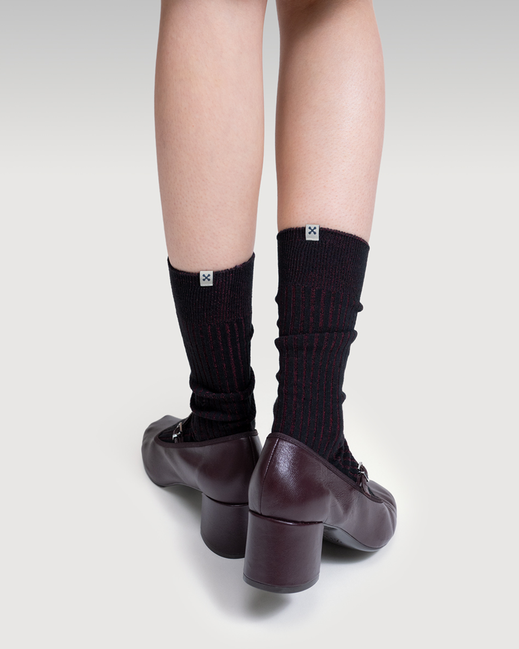 Everywear Refined Crew Socks | BLACK Two-tone Combo 3 Pairs