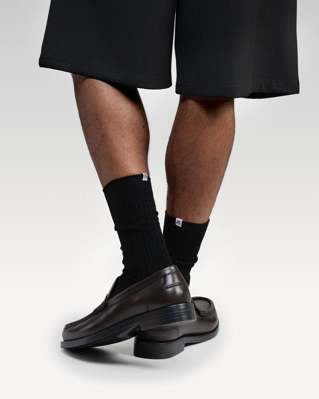 Everywear Refined Crew Socks | BLACK