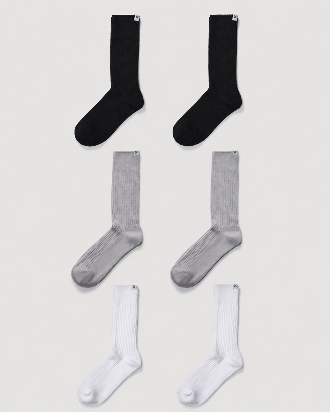 Everywear Refined Crew Socks | COMBO 6-Pair Multipack