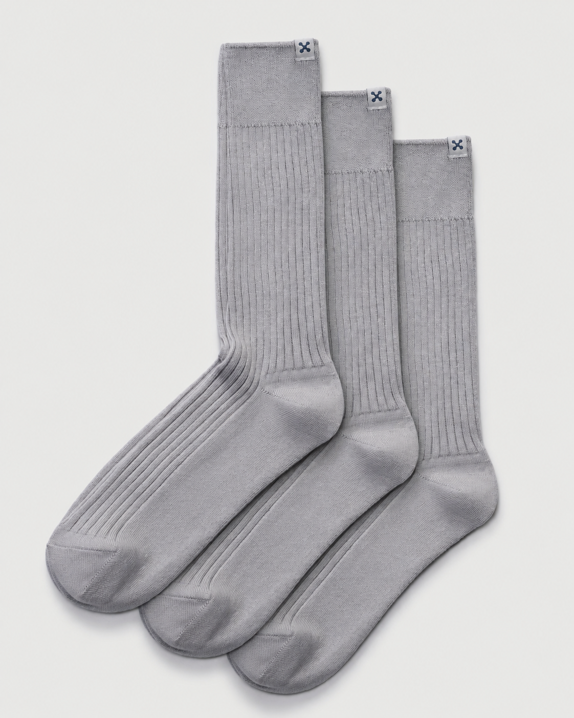 Everywear Refined Crew Socks | Gray 3-Pair Multipack