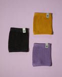 Open-Toe Half Socks | Vivid 3-Pair Set