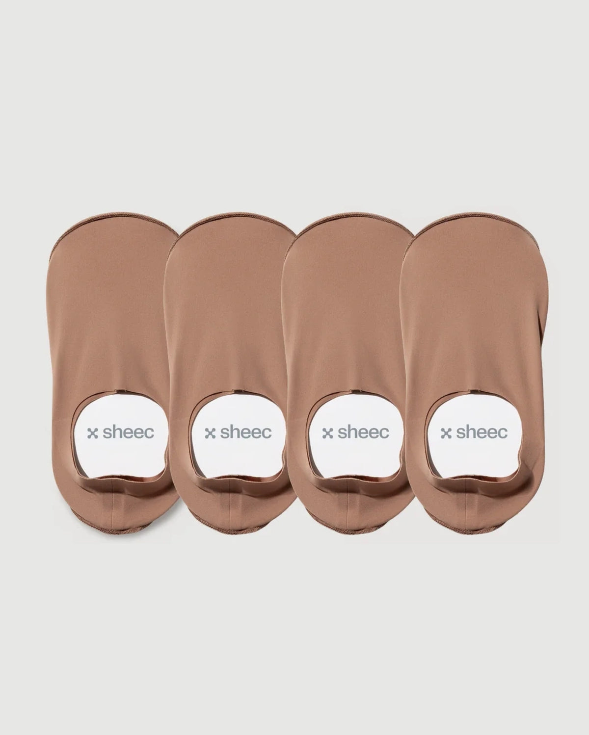 Secret High-cut No Show Socks | Tan 4-Pair Multipack
