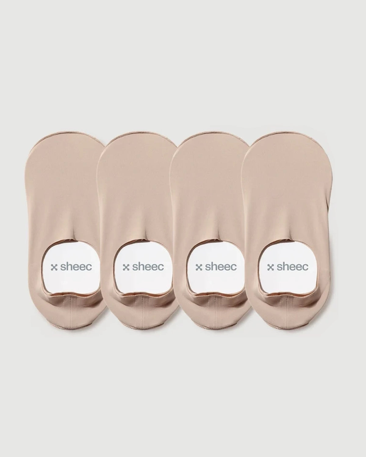 Secret High-cut No Show Socks | Cream 4-Pair Multipack