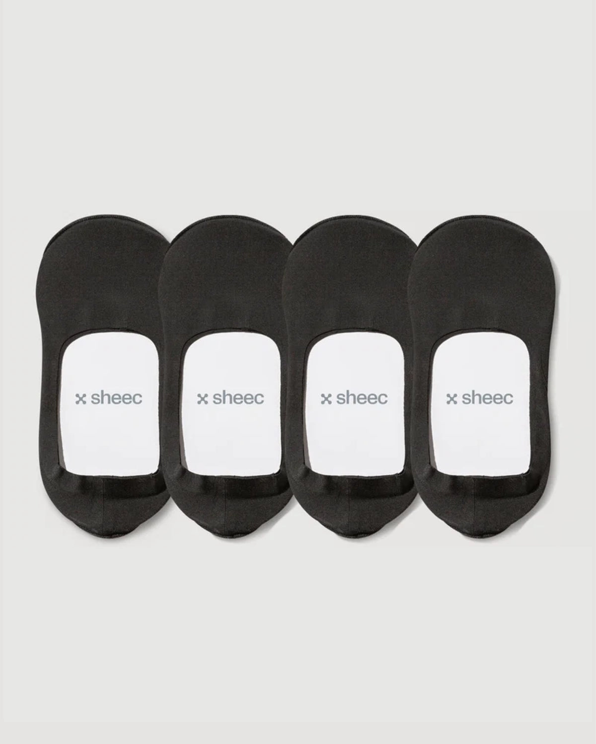 Secret Mid-cut No Show Socks | Black 4-Pair Multipack