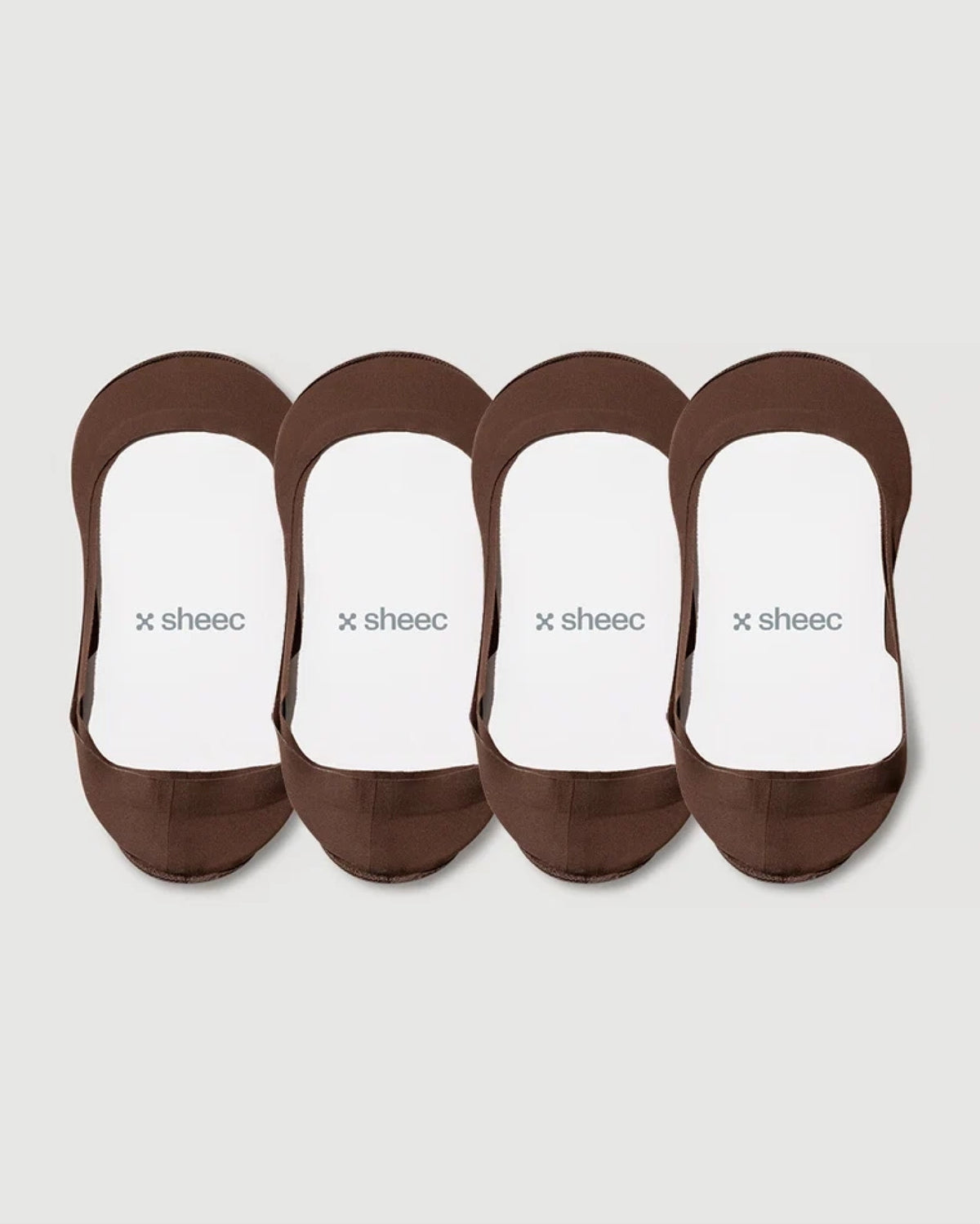 Secret Ultra Low-cut No Show Socks | Brown 4-Pair Multipack
