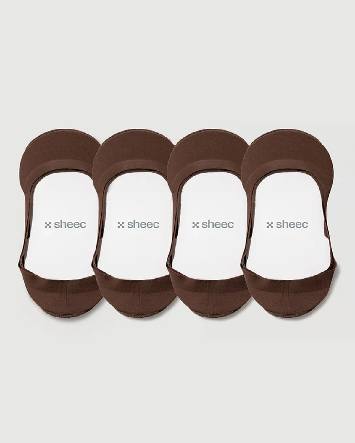 Secret Low-cut No Show Socks | Brown 4-Pair Multipack