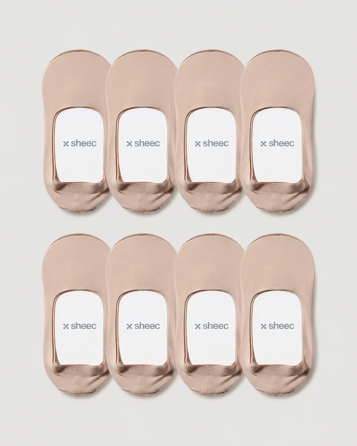 Secret Mid-cut No Show Socks | Cream 8-Pair Multipack