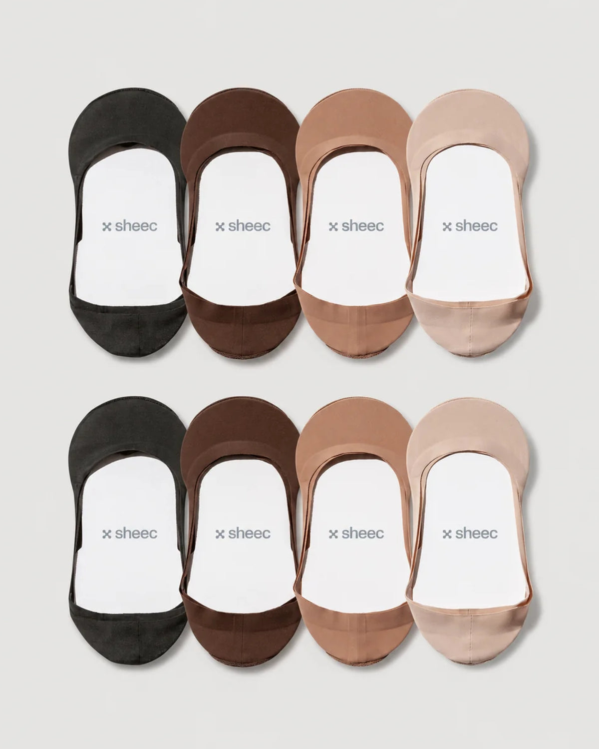 Secret Low-cut No Show Socks | 4 Colors 8-Pair Multipack