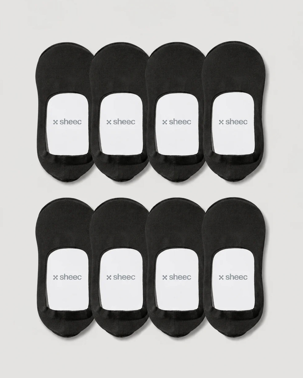 Secret Mid-cut No Show Socks | Black 8-Pair Multipack