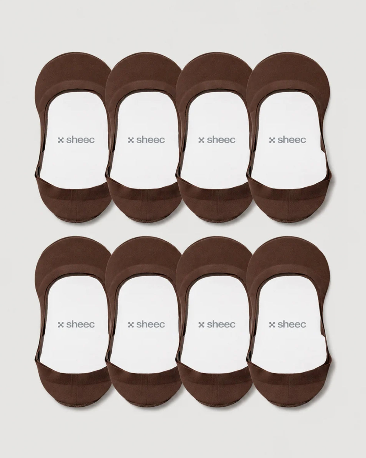 Secret Low-cut No Show Socks | Brown 8-Pair Multipack