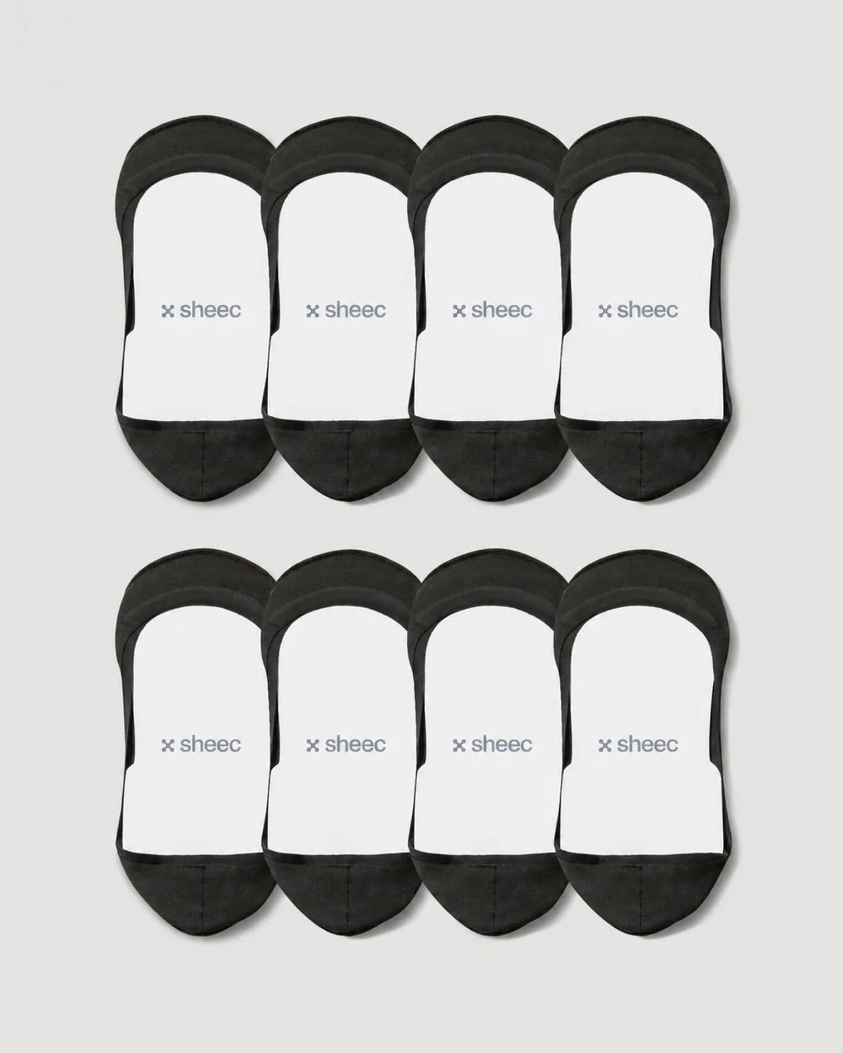Secret Ultra Low-cut No Show Socks | Black 8-Pair Multipack