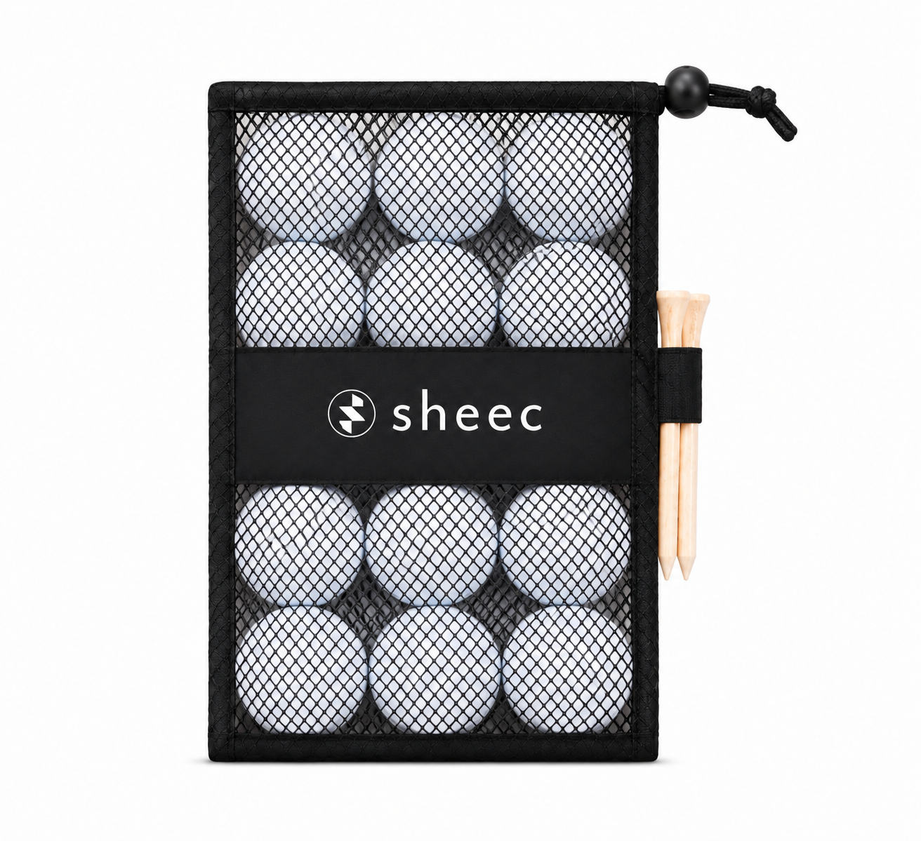 Golf Mesh Bag for Balls & Accessories 3-Count Multipack
