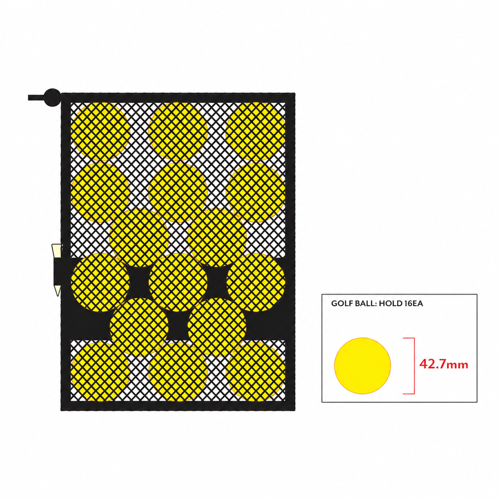 Golf Mesh Bag for Balls & Accessories 3-Count Multipack
