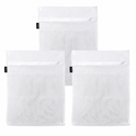 Large Mesh Laundry Bag With Zipper 3-Count Multipack