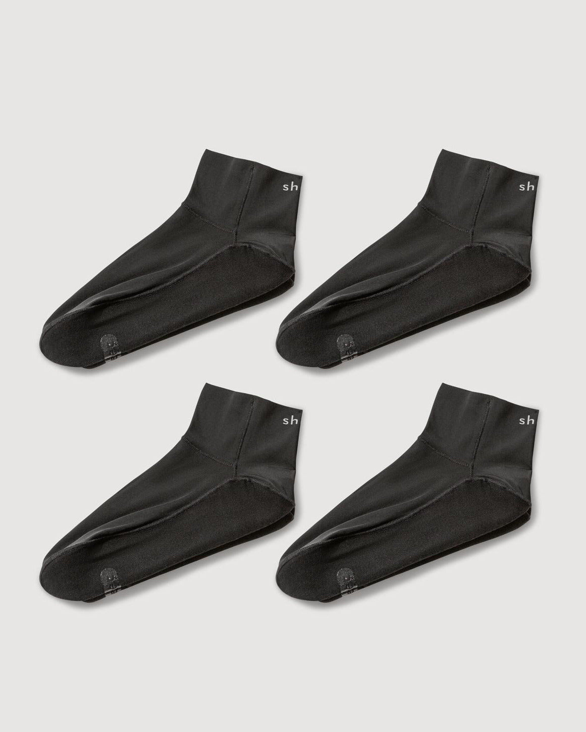 Ultra Thin Socks for Ankle Booties | BLACK 4 Pairs