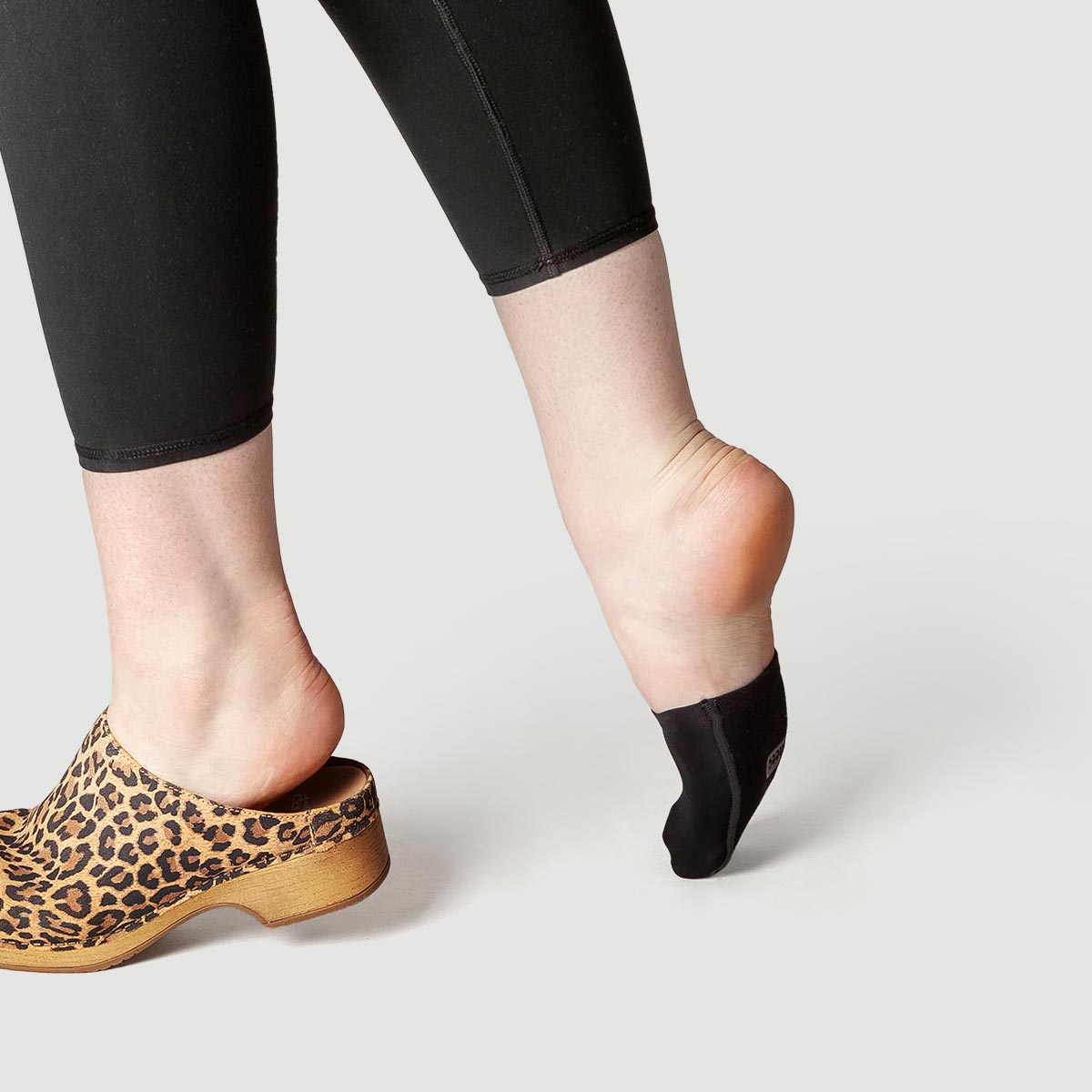 Ultra Thin Toe Cover Half Socks | BLACK