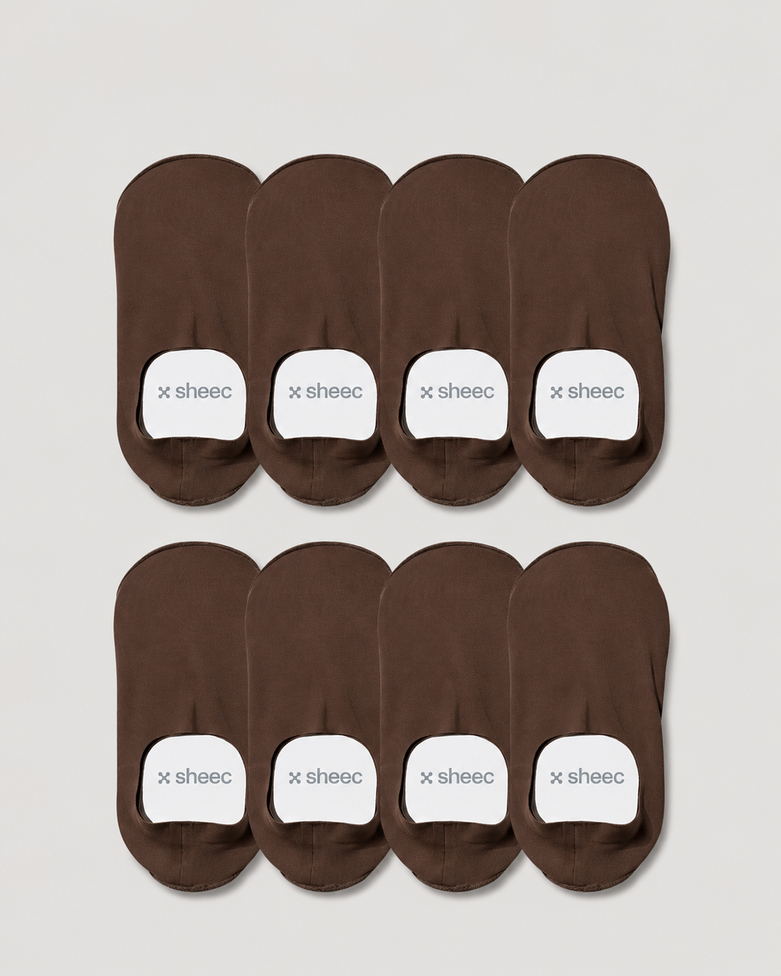 Secret High-cut No Show Socks | Brown 8-Pair Multipack