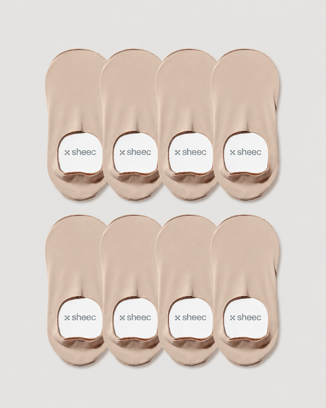 Secret High-cut No Show Socks | Cream 8-Pair Multipack