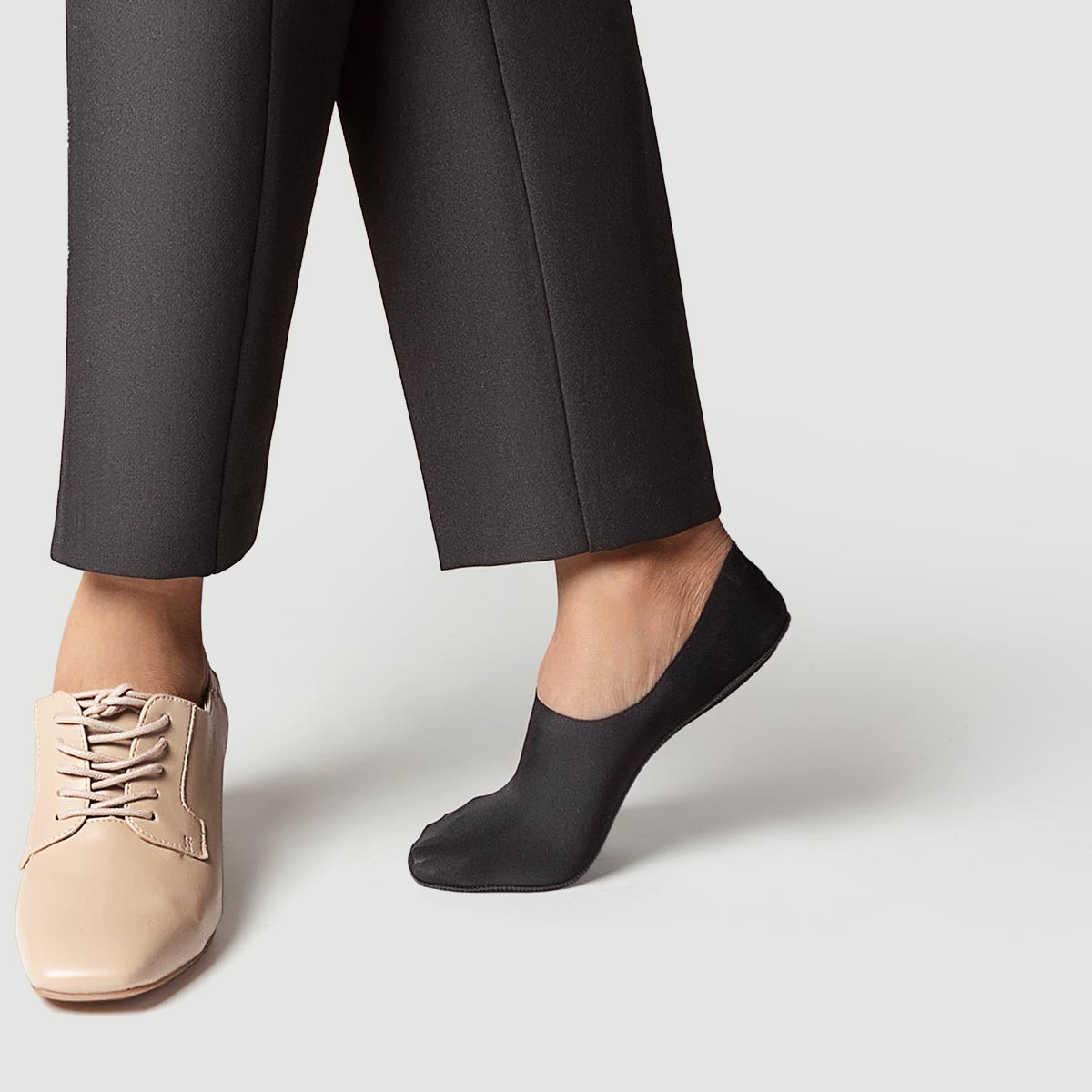 Secret High-cut No Show Socks | BLACK