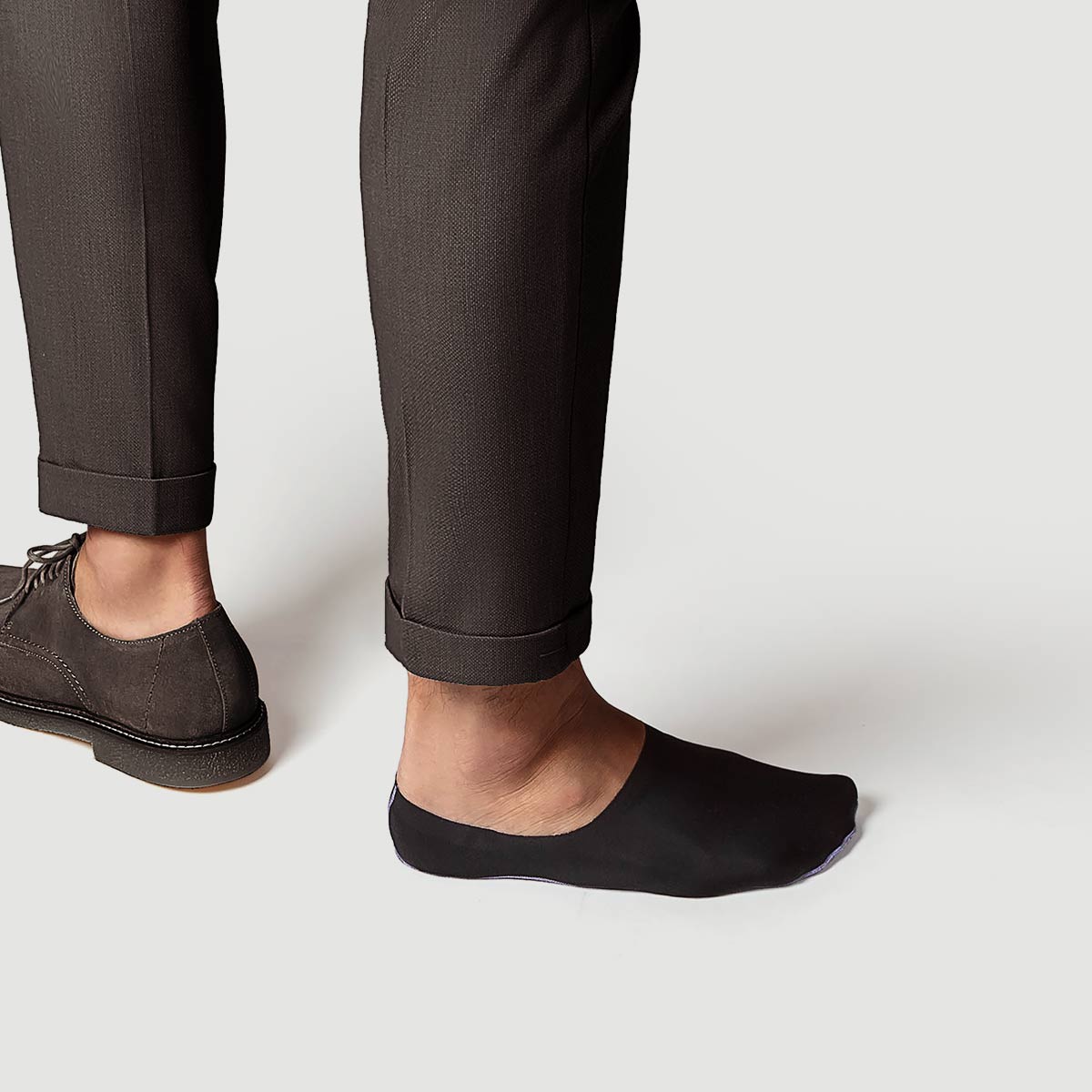 Secret High-cut No Show Socks | BLACK
