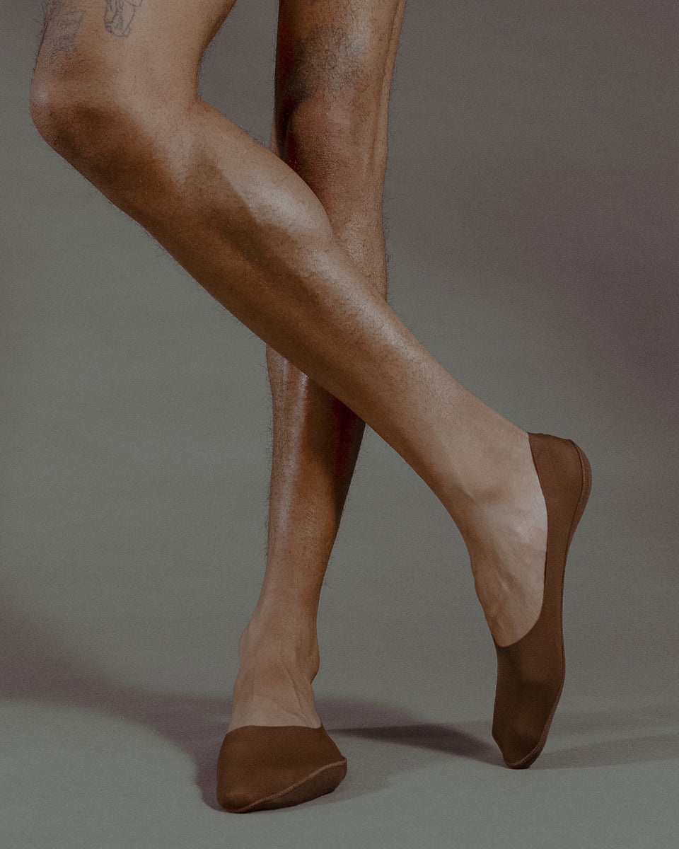 Secret Mid-cut No Show Socks | BROWN