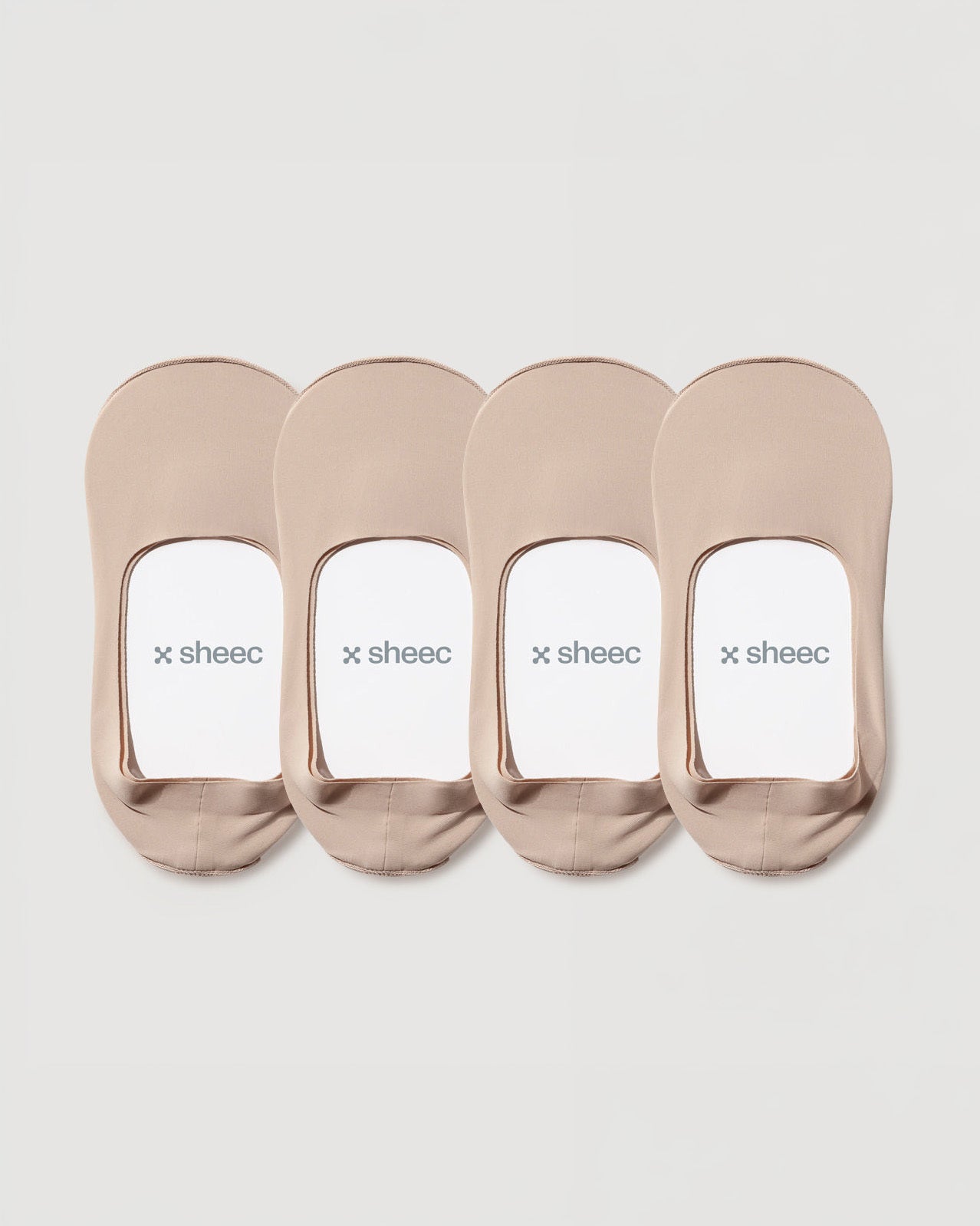 Secret Mid-cut No Show Socks | Cream 4-Pair Multipack