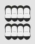 Secret Ultra Low-cut No Show Socks | Black 8-Pair Multipack