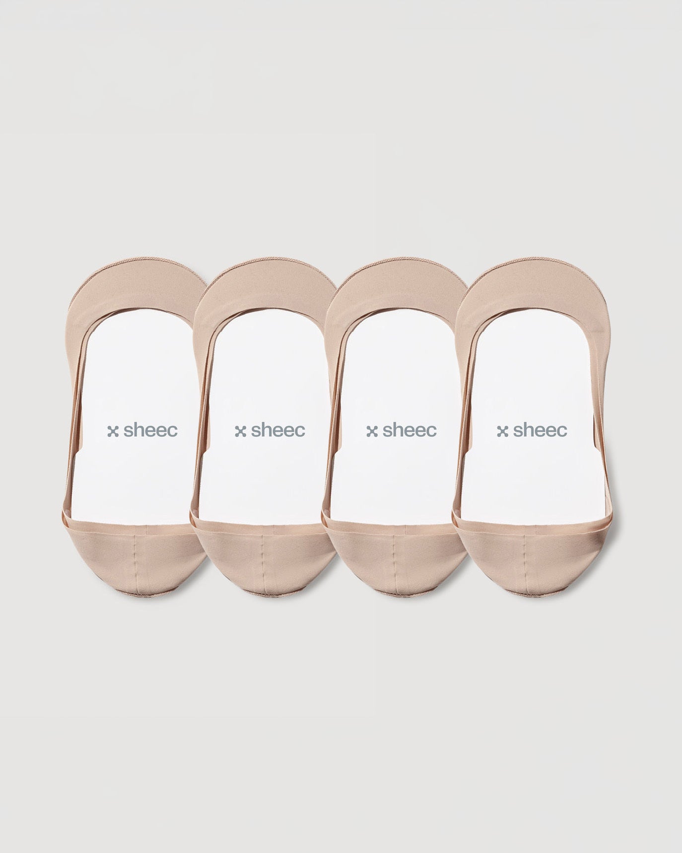 Secret Ultra Low-cut No Show Socks | Cream 4-Pair Multipack