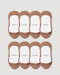 Secret Ultra Low-cut No Show Socks | Tan 8-Pair Multipack
