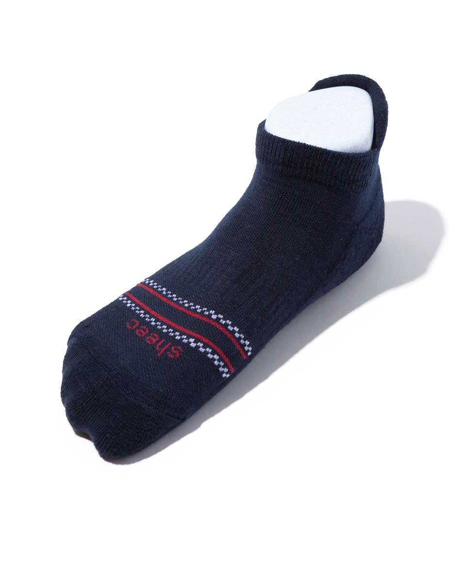 Merino Wool No Show Blister Tab | DARK NAVY