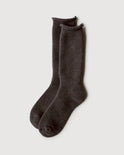Terry Wool Socks | Mocha