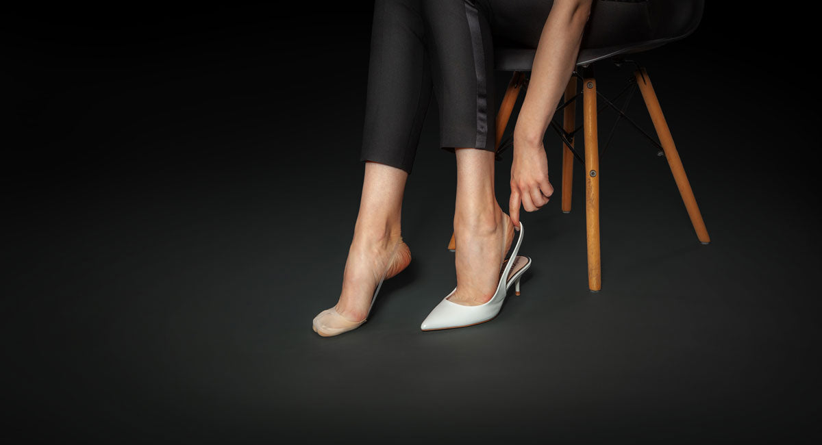 How to Keep Half Socks On in Your Slingback Shoes