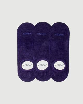 Active High-cut No Show Socks | Indigo Navy | Sale | 3-Pair Multipack