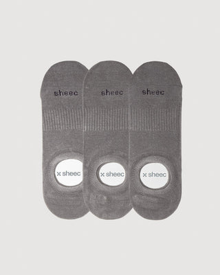 Active High-cut No Show Socks | Gray | Sale | 3-Pair Multipack