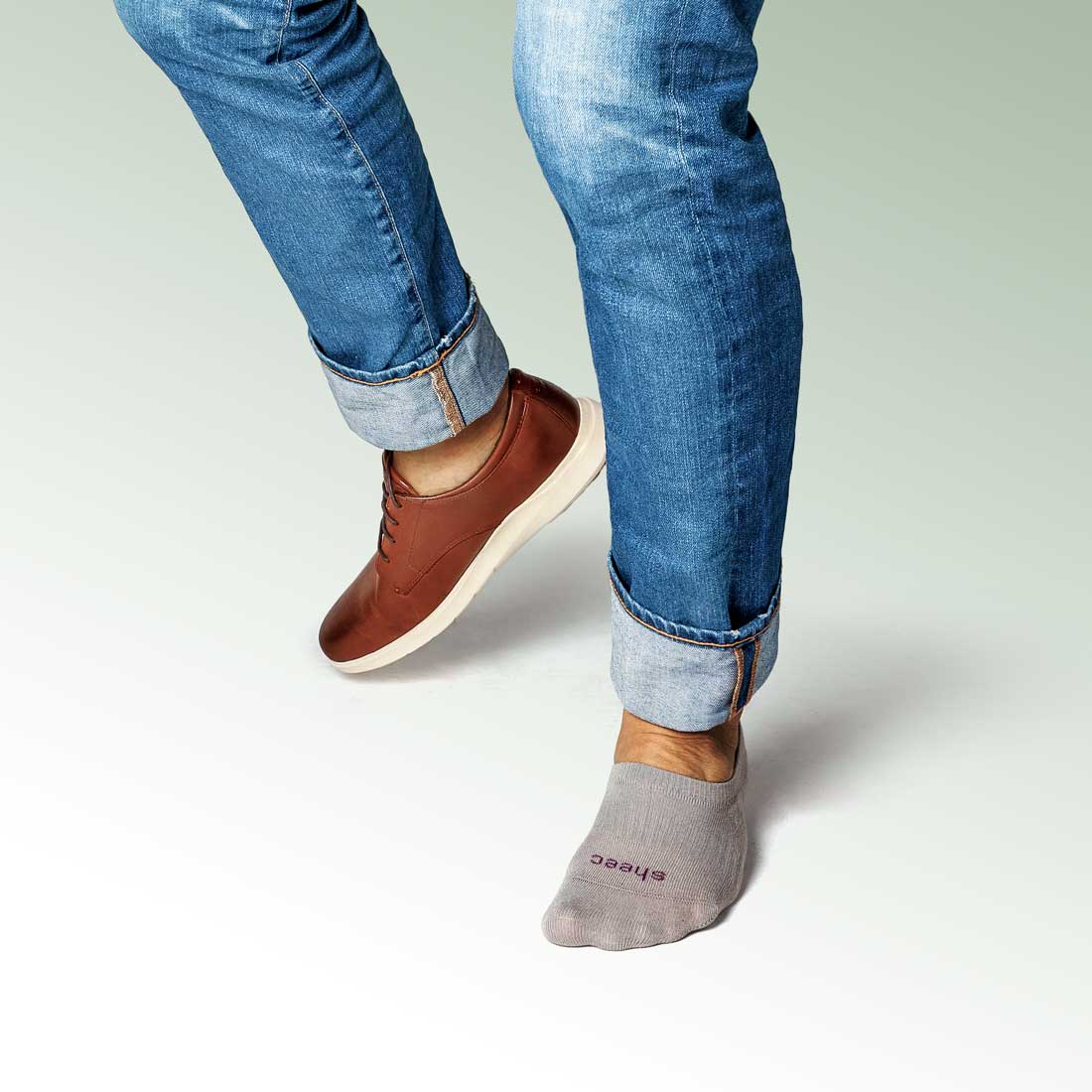 Active High-cut No Show Socks | GRAY