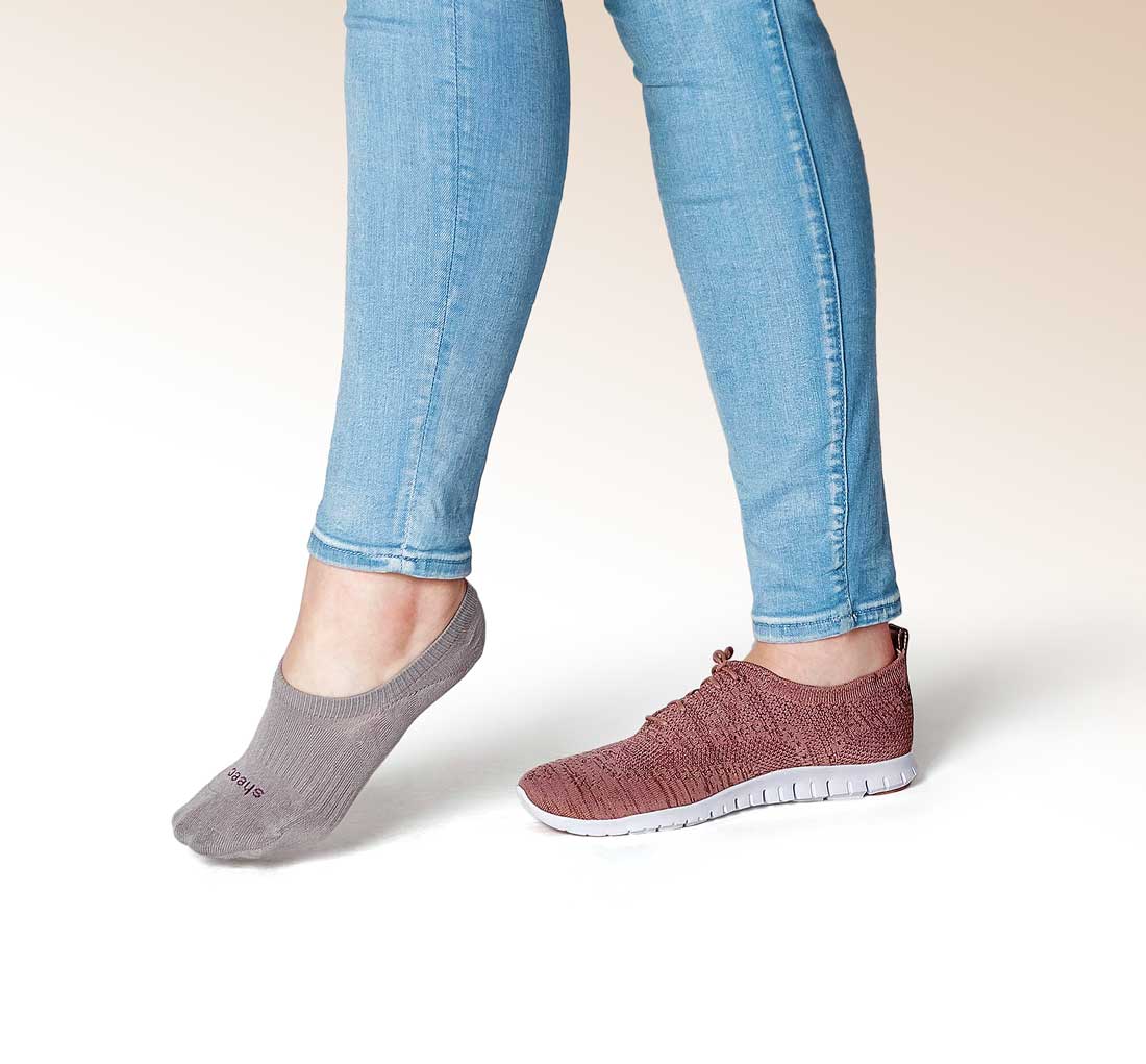 Active High-cut No Show Socks | GRAY